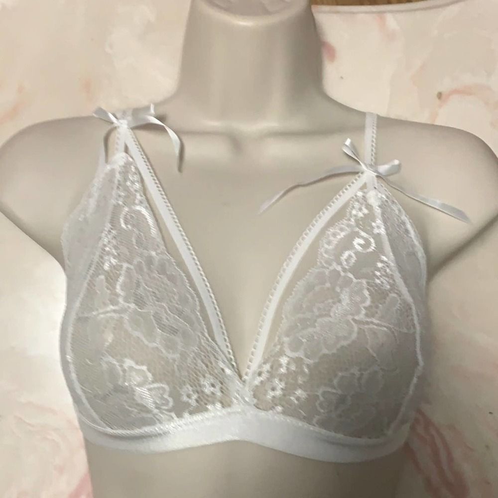 LACE BRA GARTER SET AVID-LOVE SIZE‎ M